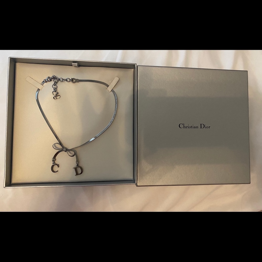 Authentic Christian Dior choker necklace
